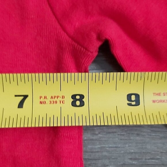 CARTER'S Baby "My First Christmas" 100% Cotton Red Onesie Shirt - Size 6 Months - Picture 3 of 5